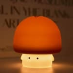 Cute Baby Night Light for Kids,Rechargeable Dimmable Silicone Nursery Toddler Animal Nightlight,Squishy Lamp for Night Stands(Brown)