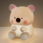 Toddler Night Light, Squishy Night Light for Kids with 2 Level Brightness and Timer, Baby Night Lights for Nursery, Rechargeable Touch Night Lamp