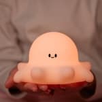 Baby Octopus Silicone Night Light, Novel and Interesting Silicone Nursery Night Lamp, Adjustable Rechargeable Table Lamp Bedside Lamp