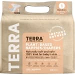 Terra Natural Plant-Based Eco-Friendly Diapers - 24 ct (Size 1, Newborn)