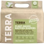 Terra Natural Plant-Based Eco-Friendly Diapers - 18 ct (Size 4, Toddler)