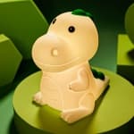 Night Light for Kids,Cute Silicone Nursery Bunny Lamp for Baby and Toddler,Animal NightLight for Bedroom,Kawaii Bedside Lamp for Kids Room (Dinosaur)
