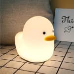 Kids Night Light, Cute Silicone Duck Nursery Lamp for Baby and Toddler,Animal Night Light,Squishy Night Light for Bedroom and Kids Room(Duck)