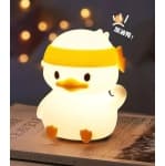 Cute Kids Night Light Night Lamp Night Lights for Kids Bedroom Toddler Baby Portable Silicone Battery Led Nightlight Nursery(Duck)