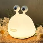 Night Light for Kids,Cute Silicone Nursery Slug Lamp for Baby and Toddler,Animal NightLight for Boys and Girls,Fun Squishy Night Lamp for Bedroom