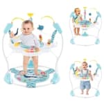 Costway Baby Stationary Activity Center Infant Jumper with Removable Foot Pad