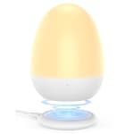 Night Light for Kids Baby Night Light Rechargeable with Stable Charging Pad, Egg Night Light for Nursery Breastfeeding