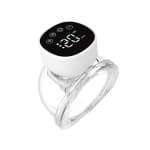 Electric Breast Pump, Rechargeable Breast Pump, Hands-free, 3 Modes Breast Pump with LED Display, Easy to Disassemble and Clean, Works Efficiently - White (One)180ML