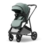 Mompush Wiz 2-in-1 Convertible Baby Stroller with Bassinet Mode, Foldable Infant Stroller with Reversible Seat and Large UPF 50+ Canopy