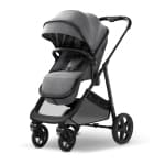 Mompush Wiz 2-in-1 Convertible Baby Stroller with Bassinet Mode, Foldable Infant Stroller with Reversible Seat and Large UPF 50+ Canopy