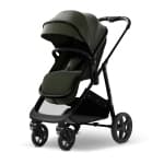 Mompush Wiz 2-in-1 Convertible Baby Stroller with Bassinet Mode, Foldable Infant Stroller with Reversible Seat and Large UPF 50+ Canopy