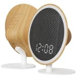 Portable White Noise Sound Machine with Auto-Off Timer 39 Relaxing Nature Sounds for Home Office LED Clock Plastic Body