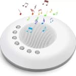 White Noise Sound Machine Built-in 28 Soothing Sounds Timer & Memory Function USB Rechargeable Portable Sleep Aid Device