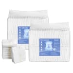 VEVOR 96 Count Disposable Dog Diapers,Super Absorbent Female Dog Diapers,360° Leak-Proof Female Doggy Pet Diaper with Wetness Indicator for Training,Incontinence - M,2 Packs of 48