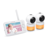 VTech 5” Dual-Camera Video Baby Monitor with Remote Pan, Tilt & Zoom, and Night Light Features - VM5263-2
