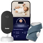 Owlet Dream Duo with Dream Sock Baby Monitor & 2K HD Dream Sight Camera (PS03NWBCAN) - Bedtime Blue