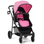 2 In1 Foldable Baby Stroller Kids Travel Newborn Infant Buggy Pushchair Pink