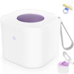 UV Sterilization Box for Pacifier Portable 99.99% Sterilization in 3 Minutes Baby Sterilizer 70 Uses Per Charge USB Rechargeable for On the Go