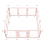 VEVOR 60x59x23 in Dog Whelping Box, Transparent Plastic Dog Whelping Pen for X-Large Sized Dogs, Waterproof Puppy Playpen with Windows & Door Lock,Durable Pet Dogs Cats Birth Kit