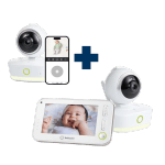 Bebcare Motion Baby Monitor + Bebcare iQ App Smart Camera Gift Set: 1080pHD WiFi camera, 4.3" Handheld Parent Unit, Dual-mode Design, Free iOS and Android App