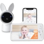 Refurbished(Excellent) - Arenti Baby Monitor, 2K Smart Baby Camera with 5-Inch Upgraded Wireless Display