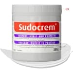 Sudocrem Diaper Rash Cream 250g – Zinc Oxide Baby Rash Treatment, Soothes, Heals & Protects Sensitive Skin