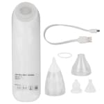 Nasal Aspirator Electric Waterproof Light Soothing Function Baby Nose Sucker with Silicone Head