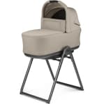 Peg Perego City Loop Pop-Up Bassinet with Stand - Vanilla Blend