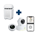 Bebcare iQ Baby Monitor + Bebcare Smart Air Purifier Gift Set - 1080p WiFi Video Monitor, Smart Baby Alerts, Motion Detection, EPA11 Baby Air Purifier, Free iOS and Android App