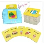 Blue Children's Early Education Smart Card Learning Machine for Babies (with Card Insertion)