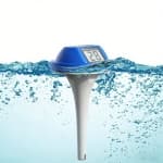 Floating Pool Thermometer, Swimming Pool Thermometer Digital Solar, High Accurate, Anti-Fog Dual-Sided Display Screen for Babybath, Spas & Aquariums