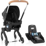 Evenflo Gold Shyft DualRide Infant Car Seat & Stroller Combo – Jasper Black, Carryall Storage & Extended Canopy