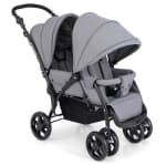 Costway Foldable Double Baby Stroller Lightweight Front & Back Seats Pushchair