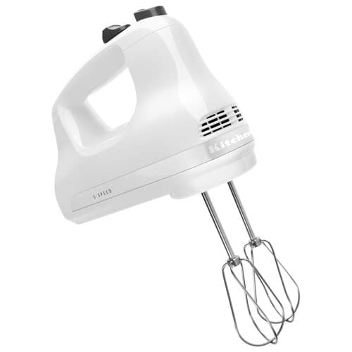 KitchenAid Ultra Power Hand Mixer - 60-Watt - White