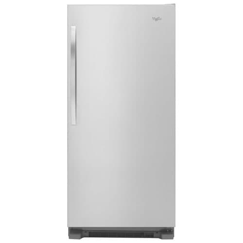 Whirlpool 31" 18 Cu. Ft. All-Fridge Refrigerator with LED Lighting - Monochromatic Stainless Steel