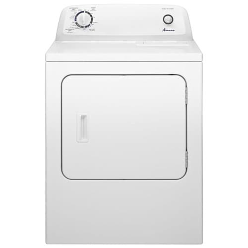 Amana 6.5 Cu. Ft. Front Load Electric Dryer with Automatic Dryness Control (YNED4655EW) - White