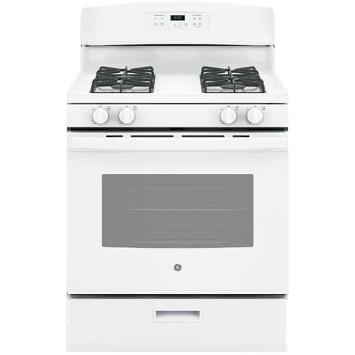 GE 30" 5.0 Cu. Ft. Freestanding Gas Range (JCGBS60DEKWW) - White
