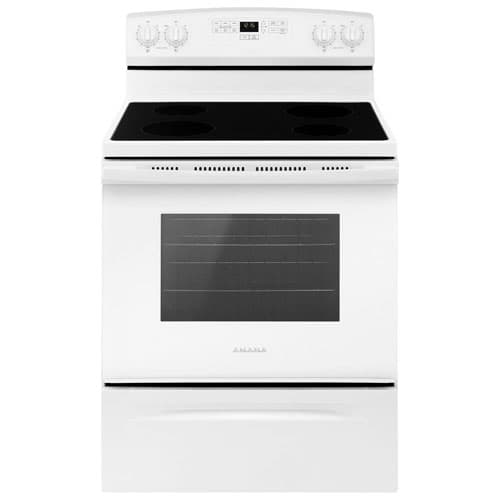 Amana 30" 4.8 Cu. Ft. Freestanding Electric Range with Temp Assure (YAER6303MFW) - White