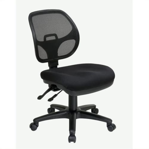 ProGrid Ergonomic Task Office Chair in Coal Black