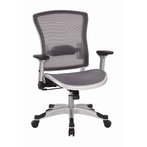 Office Star Executive Gray Mesh Back Office Chair