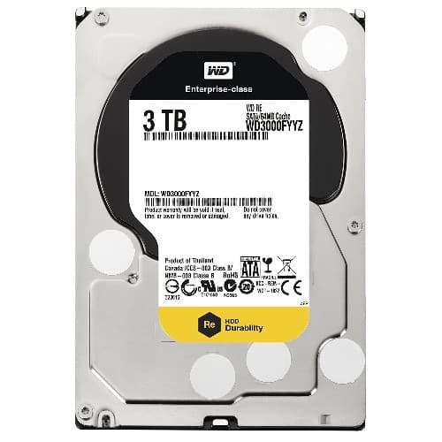 WD 3TB 3.5" SATA Desktop External Desktop Hard Drive (WD3000FYYZ)