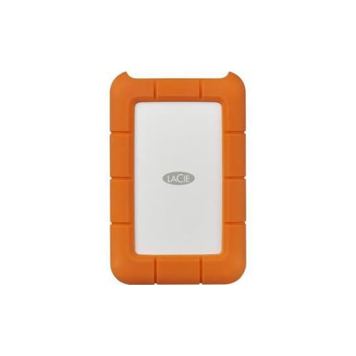 LaCie Rugged STFR4000800 4 TB Hard Drive - 2.5" Drive - External - Desktop - Orange