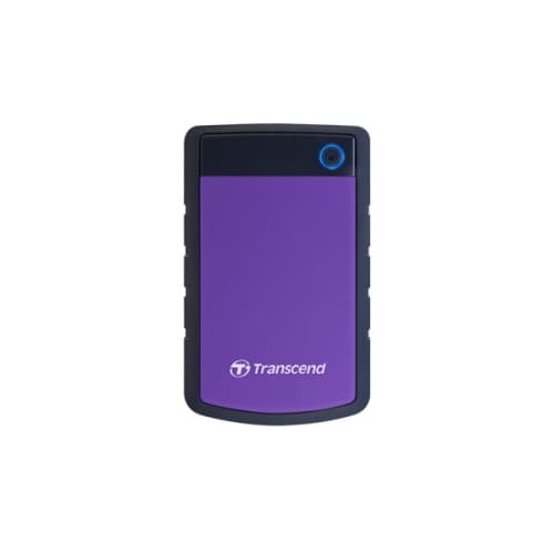 Transcend StoreJet 1TB USB 3.0 Portable External Hard Drive - Purple - (TS1TSJ25H3P)