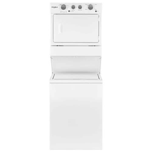 Whirlpool 4 Cu. Ft. Gas Agitator Washer & 5.9 Cu. Ft. Dryer Laundry Centre 9 Wash Cycles & AutoDry (WGT4027HW) - White