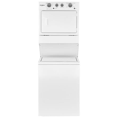Whirlpool 4Cu.Ft. Electric Agitator Washer & 5.9Cu.Ft. Dryer Laundry Centre 9 Wash Cycles & AutoDry (YWET4027HW) - White