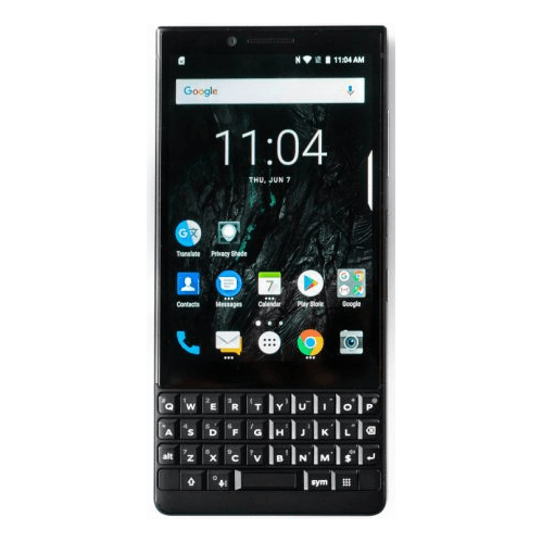 Refurbished (Fair) - BlackBerry Key2 64GB Smartphone - Black - Unlocked
