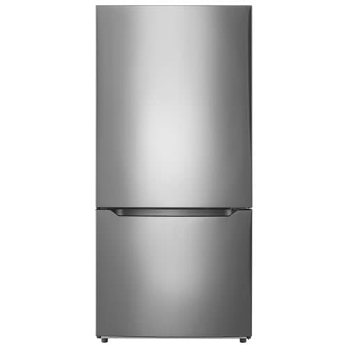 Insignia 30" 18.6 Cu. Ft. Energy Star Bottom Freezer Refrigerator (NS-RBM18SS0-C) - Stainless -Only at Best Buy