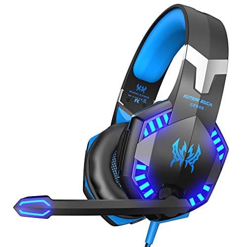 VersionTECH. Gaming Headaset for PS4 Xbox One, G2000 Gaming Headphones with Noise Cancelling Mic, LED Light