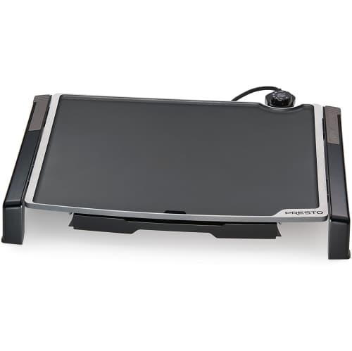 Presto 19" x 15" Electric Tilt-N-fold Griddle - 07073 - Black