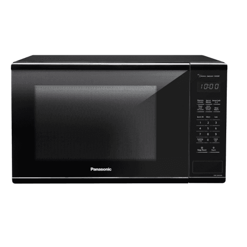 Panasonic Countertop Microwave Oven, 1.3 cu. ft with Genius Sensor, 1100 Watts, Black - NN-SU656B
